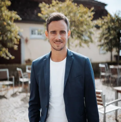 Portrait von Julian Grüter, Geschäftsführer im Catering-Team